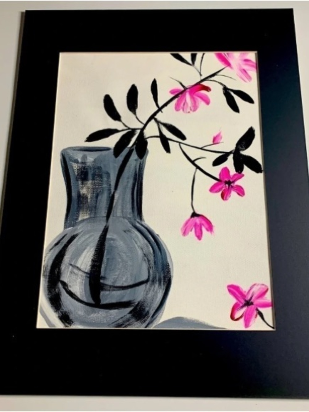 Original Artwork Acrylic on Canvas Sheet Impressionism Simple Design 12 x 16